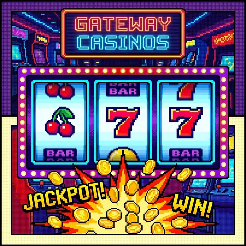 online slots games and winning spins (Gateway Casinos)